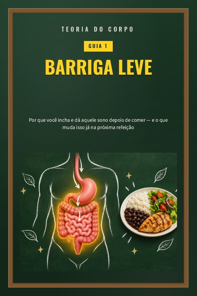 Capa do guia Barriga Leve